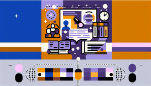 Gestão Acadêmica: história e impactos na era digital - ilustração conceitual para artigo de blog
