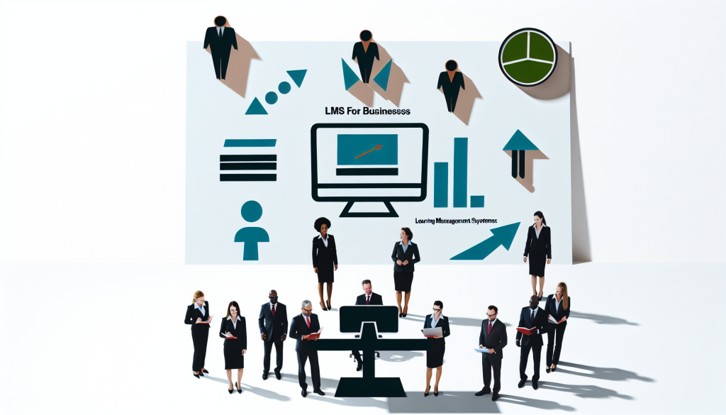 LMS para empresas: treine seu time para alta performance - ilustração para artigo de blog